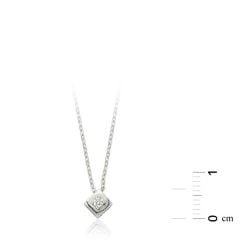 Pırlanta Tektaş Kolye | 0,04 CT