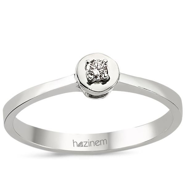 Pırlanta Tektaş Yüzük | 0,04 CT
