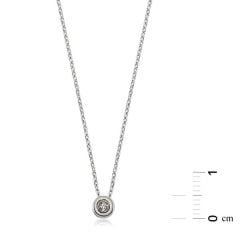 Pırlanta Tektaş Kolye | 0,02 CT