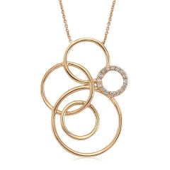 Pırlanta Circulos Kolye