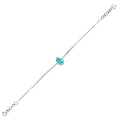 Pırlanta Blue Topaz Bileklik