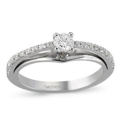 Tektaş Yüzük | 0,26 CT ve 0,15 CT Pırlanta