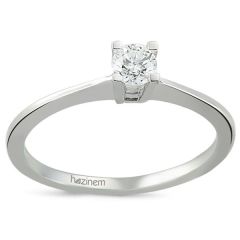 Tektaş Yüzük | 0,28 CT Pırlanta
