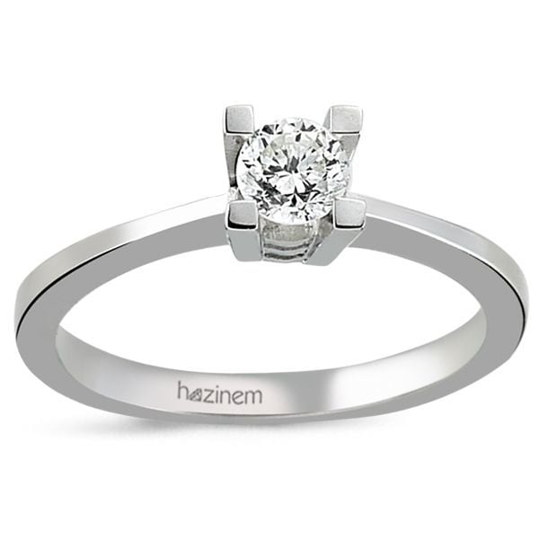 Tektaş Yüzük | 0,58 CT Pırlanta