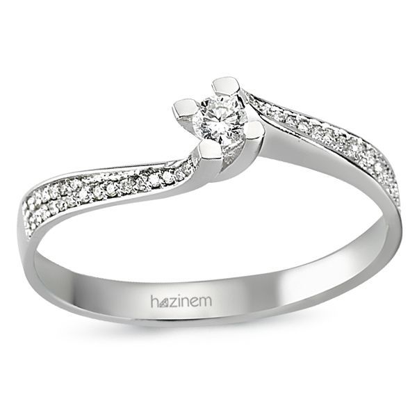 Tektaş Yüzük | 0,10 CT ve 0,08 CT Pırlanta