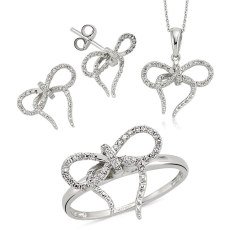 Pırlanta Fiyonk Set