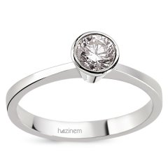 Tektaş Yüzük | 0,52 CT Pırlanta