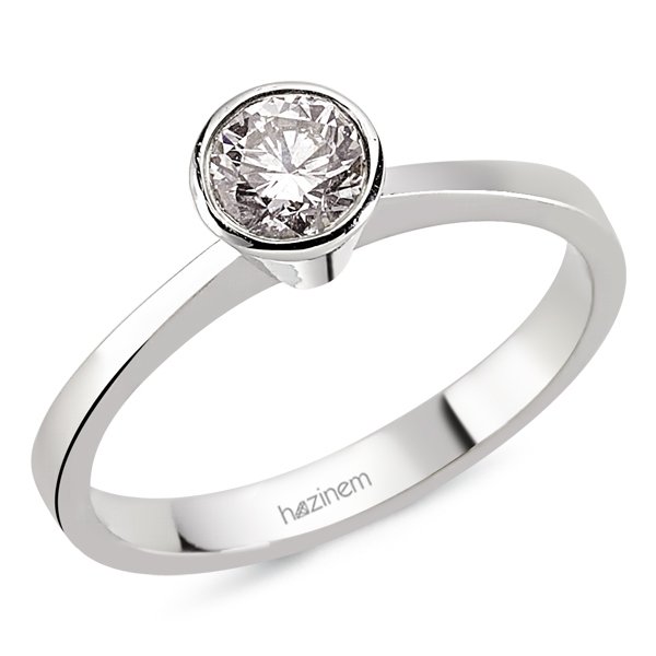Tektaş Yüzük | 0,52 CT Pırlanta