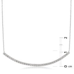 Grande Courbe Pırlanta Kolye