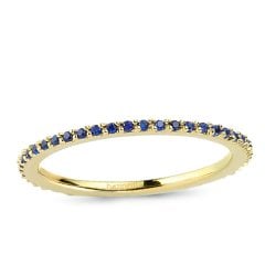 Tamtur Safirli Alyans | 0,32 CT Safir
